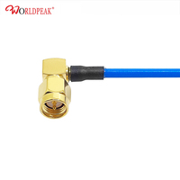 Câble coaxial RF haute fréquence étanche N femelle traversant vers SMA mâle pour assemblage de câble semi-rigide RG402 à faible VSWR