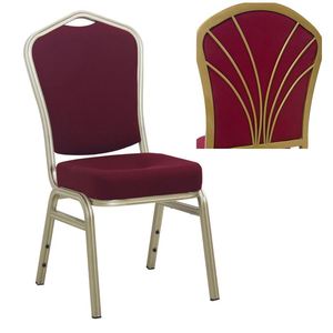 <span class=keywords><strong>Restaurante</strong></span> de lujo <span class=keywords><strong>Hotel</strong></span> de Metal para boda de la marina moderna sala Oval espalda acolchada apilable Louis banquete silla - Product Image 5