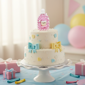 Pink Baby Bottle <b>Cake</b> <b>Tool</b> - Product Image 3