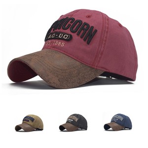 قبعة بيسبول رياضية فاخرة عالية الجودة مع شعار مطرز، قبعة مخصصة من الجلد المدبوغ بـ 6 ألواح وحافة منحنية، قبعات شاحنة بتصميم أنيمي وشعار ثلاثي الأبعاد للأنشطة الخارجية - Product Image 1