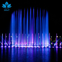 Fontaine Musicale Flottante Professionnelle pour Lac, Spectacle d'Eau Dansante avec Synchronisation Musicale, Acier Inoxydable 316 pour Projets Paysagers de Complexes Hôteliers