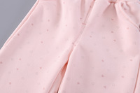 2025 nouveau décontracté filles doublé polaire hiver tenue bébé fille enfants hiver sweat Cardigan deux pièces ensemble
