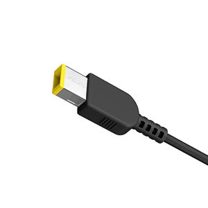 Laptop 65W 20V 3.25A DC Power Supply <b>Adapter</b> CE FCC ROHS Certified 100-240V Input FCP PC Fireproof Material Yellow Square - Product Image 4