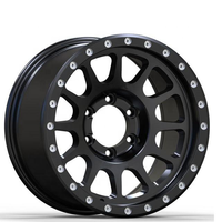 Jantes en aluminium BZY 17x10J -12 J Offset Beadlock 30mm ET forgées pour camions 6x139.7 8x170 Nouvelles 35/40mm ET 100mm pour la course de dragster