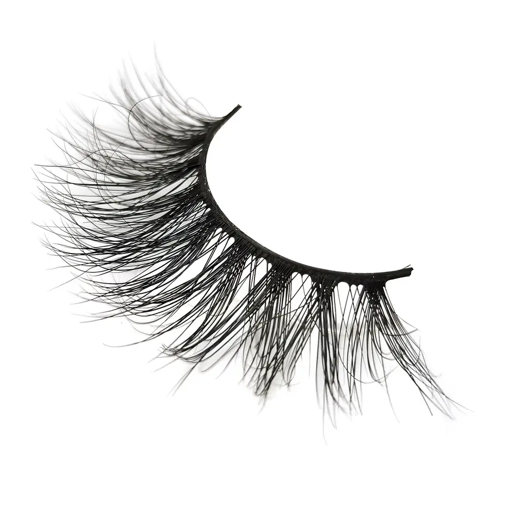 AliLeader थोक कस्टम लोगो 5d मिंक Eyelashes पैकेजिंग Eyelashes निजी लेबल पूर्ण पट्टी Wispy 100% असली मिंक Lashes