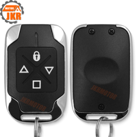 Télécommande personnalisée 433MHz à 4 boutons prenant en charge le protocole EV1527 pour le remplacement et la mise à niveau d'un clone sans fil face-à-face