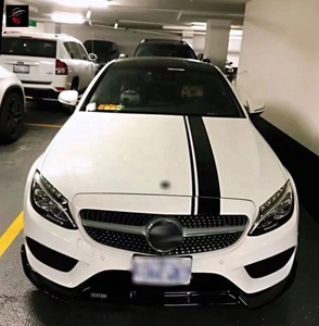 Precio de fábrica W205 B Estilo Labio delantero Parachoques de carbono Negro brillante 2014-2018 Mercedes-Benz Clase C W205 Estándar 1 Juego N/A Carbono - Product Image 6