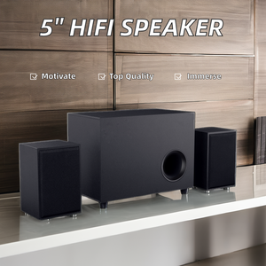 Ezcast Speaker rumah komputer <span class=keywords><strong>Desktop</strong></span> <span class=keywords><strong>Bluetooth</strong></span>, Speaker Subwoofer Mini TV daya tinggi dengan benturan baterai - Product Image 4