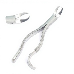Premium Root Extracting Forceps #16 Lower Molar Universal <b>Cow</b> Horn High-Quality Dental Extraction Instrument - Product Image 1