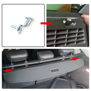 Couvercle de coffre arrière pour <span class=keywords><strong>Audi</strong></span> <span class=keywords><strong>Q3</strong></span> 2010-2015 Accessoires d'intérieur de voiture Accessoire de voiture pour intérieurs - Product Image 2