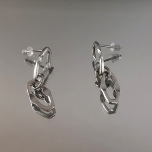 Stainless Steel Geometric Rhombus <b>Stud</b> <b>Earrings</b> <b>For</b> <b>Men</b> And Women Minimalist Fashion Jewelry Yiwu Origin - Product Image 4