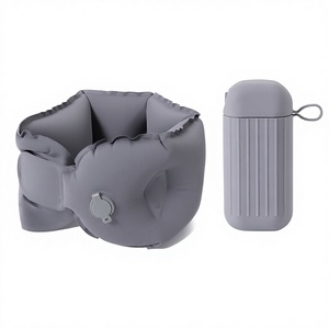 Aufblasbares U-förmiges Nackenkissen, tragbar, kompakt, leicht, 0,2 kg, Reisekissen, hergestellt in China - Product Image 5