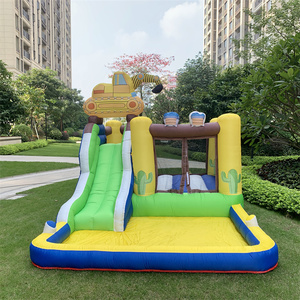 Kid Playground Outdoor Toys <b>Inflatable</b> <b>House</b> Water Slide Bouncer With Ball Pit for Toddlers NB-93008 <b>House</b> Slide Ki - Product Image 3