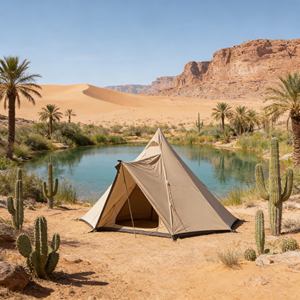 Tente <span class=keywords><strong>tipi</strong></span> indienne de glamping de luxe avec <span class=keywords><strong>intérieur</strong></span> spacieux, design imperméable quatre saisons pour une vie de plein air et une relaxation haut de gamme - Product Image 5