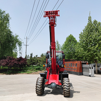 Nennlast 1,5 Tonnen Kleiner Landwirtschaftslader TL1500 Teleskop-Radlader mit EPA-Reifen 4-Takt-Motor