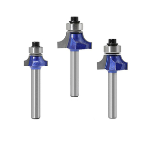 6Mm 1/4 Inch Shank Cacbua Blade Chế Biến Gỗ Góc Tròn Router <span class=keywords><strong>Bits</strong></span> Đồ Nội Thất Gỗ Phay Cutter Máy Công Cụ - Product Image 1