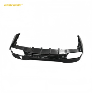 Diffuseur arrière en fibre de carbone noire de haute qualité, style BS, pour Mercedes Benz AMG GT63 - Product Image 1