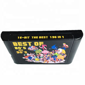Cartucho de juego PAL NTSC 196 en 1, tarjeta de juego de 16 bits para <span class=keywords><strong>SEGA</strong></span> <span class=keywords><strong>Mega</strong></span> Drive, novedad - Product Image 2
