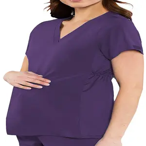 Pregnant Womens Scrub top Pictures Nursing Uniforms nurse uniform for pregnant women