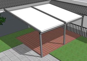 रिट्रेटेबल पेगोला छत प्रणाली-वाटरप्रूफ और यूव-प्रतिरोधी एल्यूमीनियम पेगोला - Product Image 6