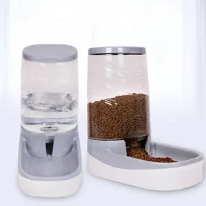 3.5L Custom Logo Non Slip Automatische Huisdier Fontein Feeder Kat Hond Water En Voedsel Dispenser