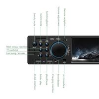 TOPSOURCE Lecteur DVD de voiture à écran tactile 4.1 "1 Din 7805C AUX USB TF FM BT Autoradio Lecteur MP3 stéréo automatique