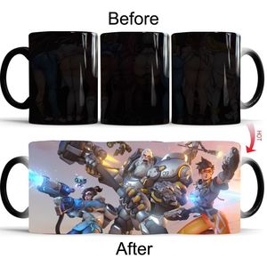 Quà Tặng Tùy Chỉnh Tazas Logo Vui <span class=keywords><strong>3D</strong></span> Màu Sắc Thay Đổi Gốm Cốc In Ấn Phim Hoạt Hình Ảnh <span class=keywords><strong>Overwatch</strong></span> Trò Chơi Thiết bị Ngoại Vi Cốc Cà Phê - Product Image 6