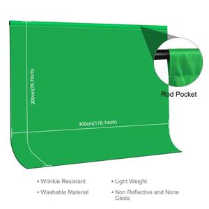 PULUZ Toile de <span class=keywords><strong>fond</strong></span> de studio photo épaisse 3m x 2m <span class=keywords><strong>pour</strong></span> photographie - Product Image 3