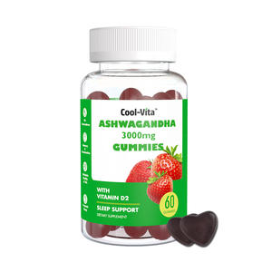 Private Label Biologische Ashwagandha Wortel Extract Supplementen <span class=keywords><strong>Gummy</strong></span> Snoepjes Voor Niet Toepasbare Mensen Veilig Voor Zwangere Vrouwen - Product Image 5