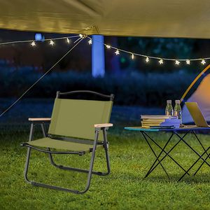 Sillas de Jardín Plegables Modernas con Estructura de Madera Kermit, Muebles de Exterior para Parques, Hoteles y Jardines - Product Image 5
