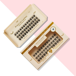 Kit di Extension Ciglia Finte a Ciuffi Segmentati 20mm Marrone Scuro con Fascia Sottile, Kit Fai-da-Te per Ciglia Individuali <span class=keywords><strong>Pre</strong></span>-Tagliate - Product Image 1