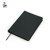 Carnet d'affaires noir A4/A5/B5 à spirale, couverture en cuir PU, personnalisable, cadeau, vente en gros, impression possible – Nouvelle collection, directement de l'usine