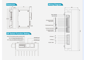 Primopal Chất Lượng Cao 57Mm 12V 2 Giai Đoạn Canopen Nema17 <span class=keywords><strong>Mini</strong></span> Có Thể Xe Buýt Nema 23 Bước Điều Khiển Động Cơ Cho Máy Thở - Product Image 3