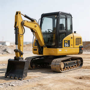 รถขุดตีนตะขาบ Komatsu PC56 มือสอง สภาพเดิมๆ ชั่วโมงการทำงานน้อย คุ้มค่า พร้อมอะไหล่ครบครัน ขนาดเล็ก - Product Image 3