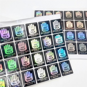 Étiquettes adhésives personnalisées avec logo, autocollants holographiques en résine époxy, autocollants en résine époxy 3D durables, imperméables, en gel, pour l'emballage - Product Image 1