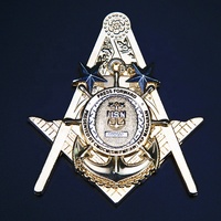Koin Masonik Logam Kustom/Koin Dua Sisi/Koin Perak untuk Suvenir Freemason