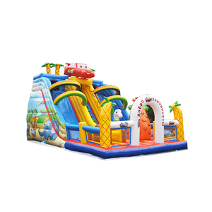 Phổ biến trượt Bounce nhà Inflatable với Blower thương mại Bouncer Jumper trẻ em combo MOONWALK lâu đài Combo với Blower - Product Image 3