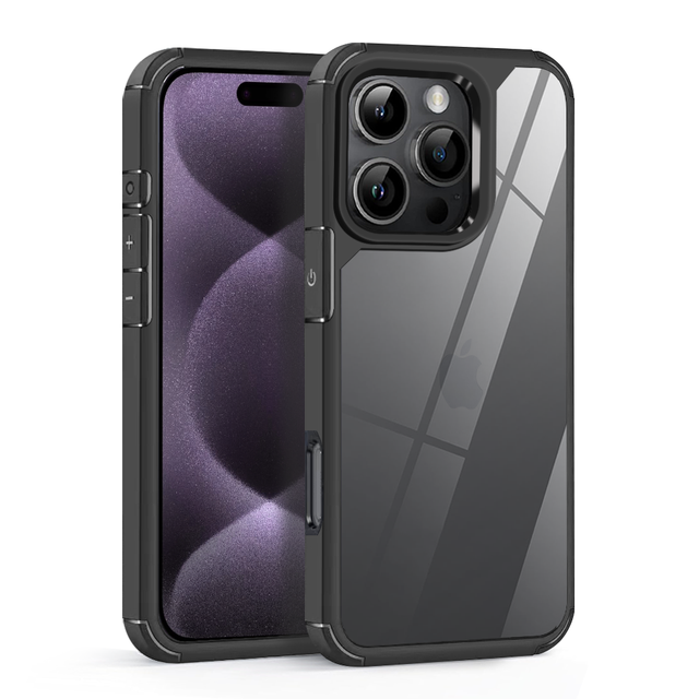 OMEVE Bumper Case for iPhone 16 Pro Max 16Pro 15 14 Plus 13 Pro 12 Clear Airbag Shockproof Case for iPhone 11 XS Max XR 7 8 Plus