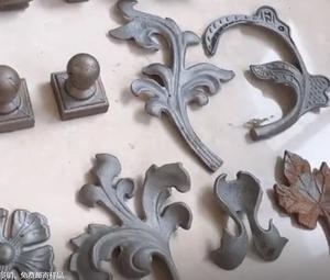 Fundición de arena de hierro forjado hojas - Product Image 3