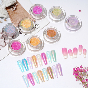 Nouvel arrivage de poudre d'opale d'aurore caméléon Chrome revêtement de pigment d'ongle pour Nail Art produit de qualité supérieure pour les amateurs d'art d'ongle - Product Image 1
