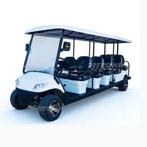รถกอล์ฟไฟฟ้าคุณภาพสูงแบบหลายที่นั่ง รุ่นขยายพิเศษ มอเตอร์กำลังสูง สำหรับคลับกอล์ฟ รีสอร์ท และบริการขนส่งวีไอพี - Product Image 1