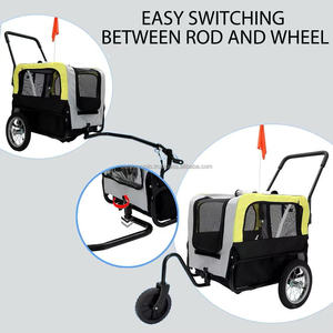 Remolque para mascotas para bicicleta con interior espacioso y de fácil acceso - Product Image 3