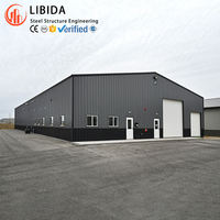 Structure en acier robuste pour entrepôts et hangars, solutions d'ateliers préfabriqués
