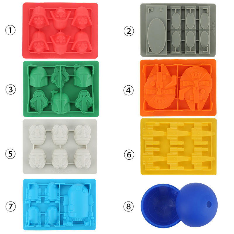 set of 8 star-war mold