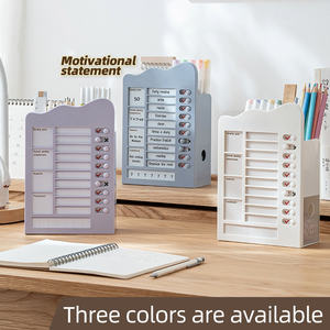 OEM ODM อุปกรณ์จัดระเบียบโต๊ะนักเรียนความจุขนาดใหญ่พร้อมลิ้นชักที่ใส่ปากกาน่ารัก - Product Image 6