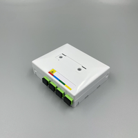 4-Port Mini Indoor Optical Fiber Termination Box Panel Terminal Information Optical Fiber Face Fiber Optic Equipment