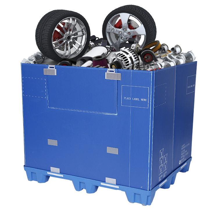 Автомобильная промышленность, индивидуальная высота, Большая складная сотовая втулка, твердый складной пластиковый поддон для автозапчастей