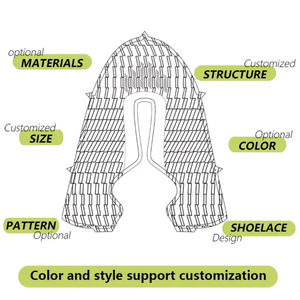 Nuevas ideas, zapatos planos de punto con mosca reciclados para mujer, parte superior transpirable, cómodo, informal, uso deportivo, fuente de velocidad ModelssfzC202509029 - Product Image 4