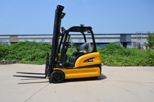 Low Price1 Ton 1.5 Ton 2 Ton Electric Forklift Lithium Battery Lifting up 3m-7m Huaya Forklift 3 Wheel <b>Cheap</b> Price Indoor - Product Image 2