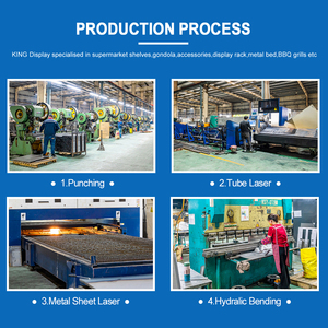 Espositore per Giornali in Metallo Verniciato a Polvere Iron Factory, Espositore Girevole Nero per Brochure, Scaffali in Filo Metallico per Riviste - Product Image 3